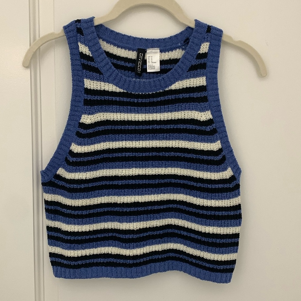 H&M Crop Sweater Tank Top
